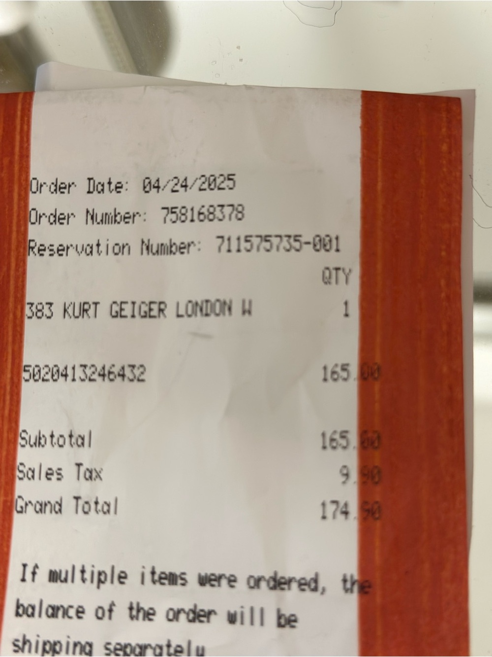 Kurt Geiger Tweed Pointed- Toe Chain Mule in Brown - Picture 8 of 8